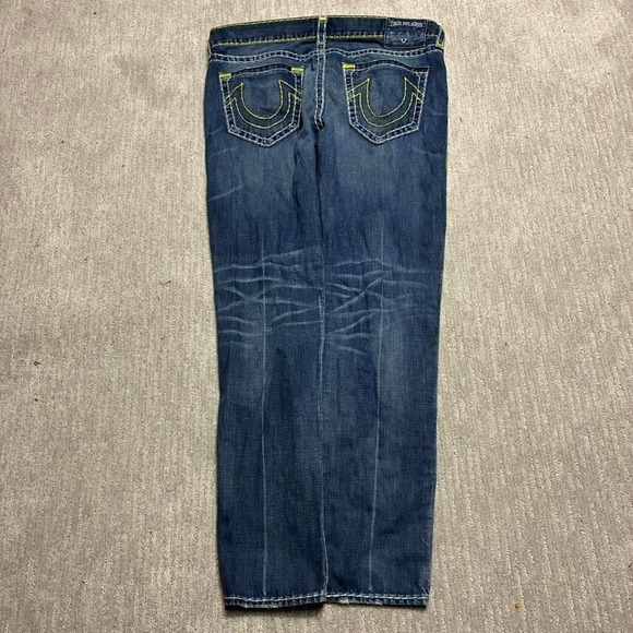 True Religion Other - Y2K True Religion blue jeans with yellow stitching